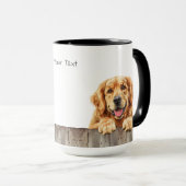 Golden Retriever Hund Tasse (VorderseiteRechts)