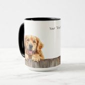 Golden Retriever Hund Tasse (Vorderseite Links)