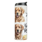 Golden Retriever Hund Thermosbecher (Nach links gedreht)