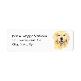 Golden Retriever Hund Tier Aquarell