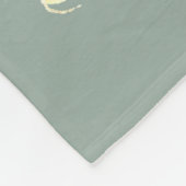 Golden Retriever Hund Tier Aquarell Fleece (Ecke)