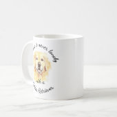 Golden Retriever Hund Tier Kaffeetasse (Vorderseite Links)