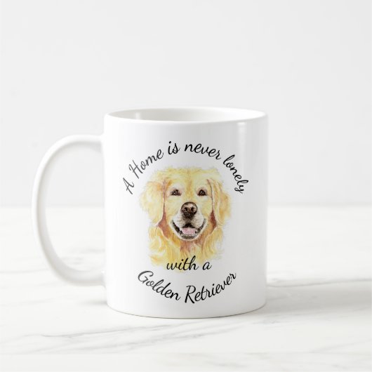 Golden Retriever Hund Tier Kaffeetasse (Links)