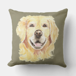 Golden Retriever Hund Tier Kissen Für Draußen