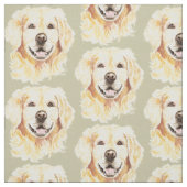 Golden Retriever Hund Tierwerbung Stoff (Muster)