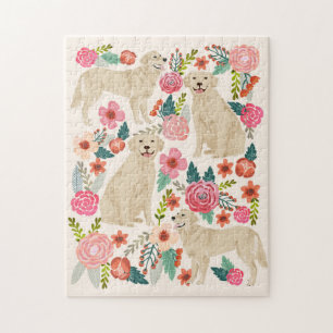 Golden Retriever Hund Vintag Florenz Puzzle