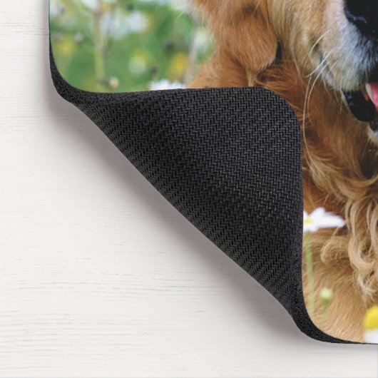 Golden retriever-Hündchen Mousepad (Ecke)