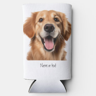 Golden Retriever Hunde-Adressetikett Selters Dosenkühler