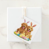 Golden Retriever Hunde Bunny Ears Geschenkanhänger (Beispiel)
