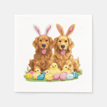 Golden Retriever Hunde Bunny Ears