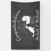 Golden Retriever Hunde Duschgeschlecht neutral Banner (Vertikal)