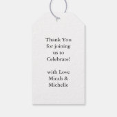 Golden Retriever Hunde Duschgeschlecht neutral Geschenkanhänger (Rückseite)