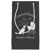 Golden Retriever Hunde Duschgeschlecht neutral Kleine Geschenktüte (Vorderseite)