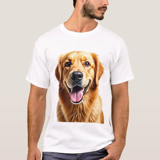 Golden Retriever Hunde Hauseigentümer Geschenk T-Shirt (Vorderseite)