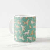 Golden Retriever Hunde Kaffeetasse (Vorderseite Links)
