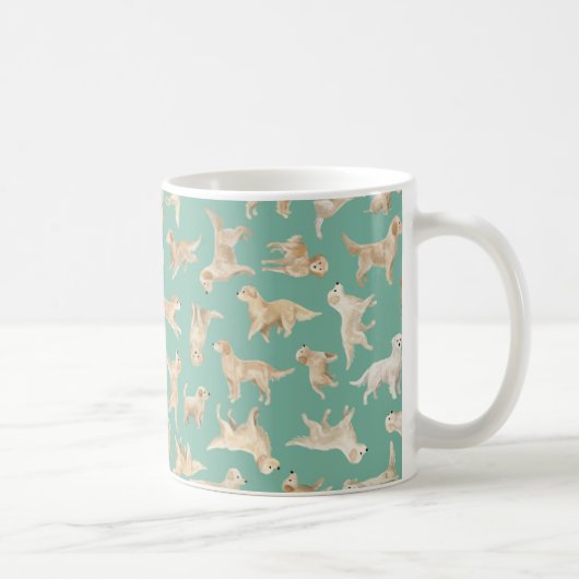 Golden Retriever Hunde Kaffeetasse (Rechts)