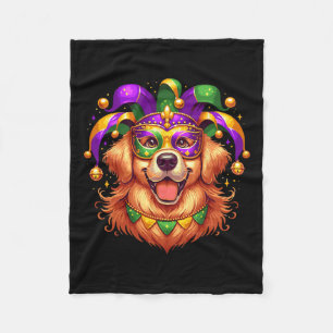 Golden Retriever Hunde Kostüm Outfit Women Men Mar Fleecedecke