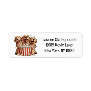 Golden Retriever Hunde Movie Popcorn Eimer