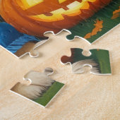 Golden Retriever Hunde Pumpkin Halloween Funny Puzzle (Seite)