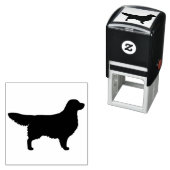 Golden Retriever Hunde Silhouette Permastempel (Beispiel)