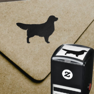 Golden Retriever Hunde Silhouette Permastempel