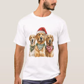 Golden Retriever Hunde T-Shirt (Vorderseite)