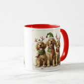 Golden Retriever Hunde Tasse (VorderseiteRechts)