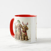 Golden Retriever Hunde Tasse (Vorderseite Links)
