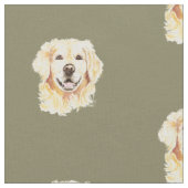 Golden Retriever Hunde Tierwerbung Stoff (Nahaufnahme)