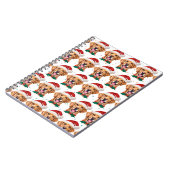 Golden Retriever Hunde Zucht Weihnachten Notizblock (Linke Seite)