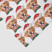 Golden Retriever Hunde Zucht Weihnachten Seidenpapier (Ausschnitt)