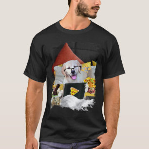 Golden Retriever Hundebett Laptop Eiscreme Nachos T-Shirt
