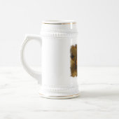 Golden retriever-Hundebier Stein Bierglas (Links)