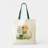 Golden Retriever Hundegarten Tragetasche (Rückseite)