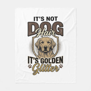 Golden Retriever Hundehaar Vintage Lustiges Shirt  Fleecedecke