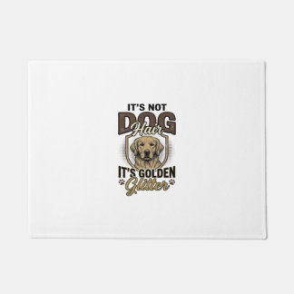 Golden Retriever Hundehaar Vintage Lustiges Shirt  Fußmatte