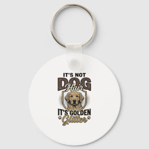 Golden Retriever Hundehaar Vintage Lustiges Shirt  Schlüsselanhänger