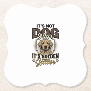 Golden Retriever Hundehaar Vintage Lustiges Shirt  Untersetzer