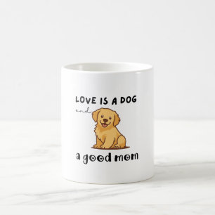 Golden Retriever Hundemama Geschenk - Liebe ist ei Kaffeetasse
