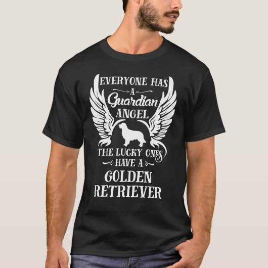 Golden Retriever Hundengitter T-Shirt (Vorderseite)