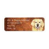 Golden Retriever Hundeschrift (Vorne)