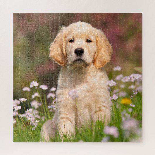 Golden Retriever Hundewelpen niedlich Goldie Puzzle (Vertikal)