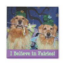 Golden Retriever Ich glaube an Fairies