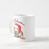 Golden Retriever Ich glaube Kaffeetasse (Vorderseite Links)