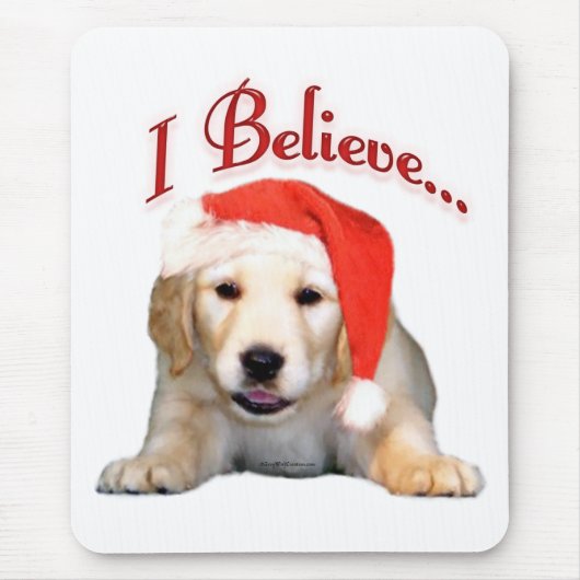 Golden Retriever Ich glaube Mousepad (Vorne)