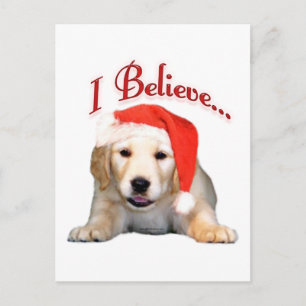Golden Retriever Ich glaube Postkarte