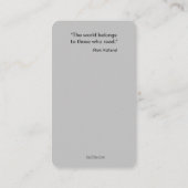 Golden Retriever, ich würde eher lesen Lesezeichen Visitenkarte (Rückseite)