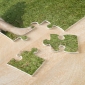 Golden Retriever im Garden Jigsaw Puzzle (Seite)