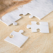 Golden retriever im Schnee Puzzle (Seite)