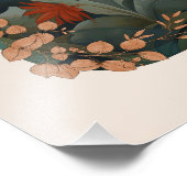 Golden Retriever im Stil von William Morris Fotodruck (Ecke)